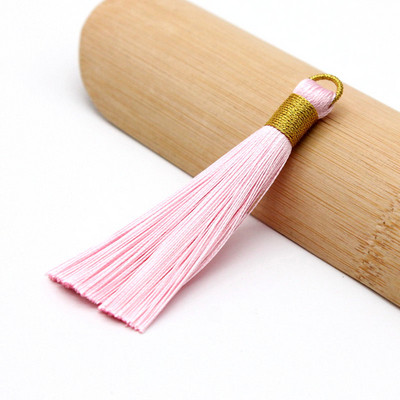 5 τεμ/συσκευασία 80mm Χρυσή φούντα Κρεμαστό σχοινί φούντα κρόσσια για ράψιμο κουρτινών Ένδυμα Διακόσμηση σπιτιού Αξεσουάρ κοσμημάτων χειροτεχνίας