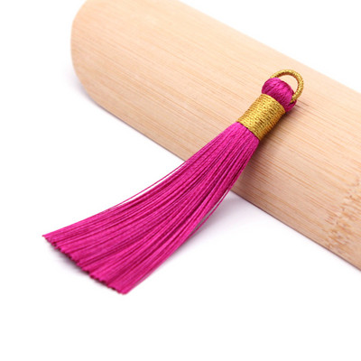 5 τεμ/συσκευασία 80mm Χρυσή φούντα Κρεμαστό σχοινί φούντα κρόσσια για ράψιμο κουρτινών Ένδυμα Διακόσμηση σπιτιού Αξεσουάρ κοσμημάτων χειροτεχνίας