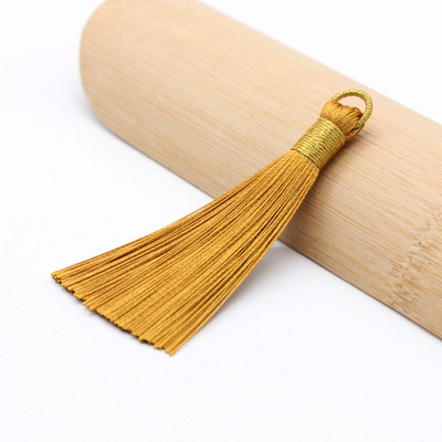 5 τεμ/συσκευασία 80mm Χρυσή φούντα Κρεμαστό σχοινί φούντα κρόσσια για ράψιμο κουρτινών Ένδυμα Διακόσμηση σπιτιού Αξεσουάρ κοσμημάτων χειροτεχνίας