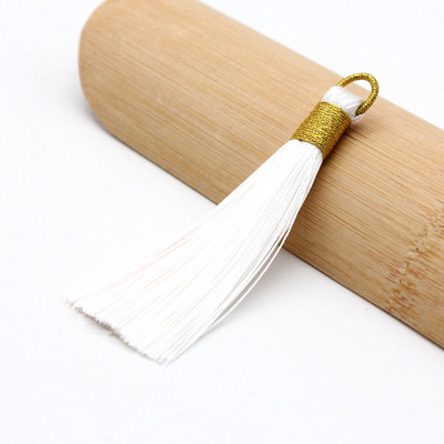 5 τεμ/συσκευασία 80mm Χρυσή φούντα Κρεμαστό σχοινί φούντα κρόσσια για ράψιμο κουρτινών Ένδυμα Διακόσμηση σπιτιού Αξεσουάρ κοσμημάτων χειροτεχνίας