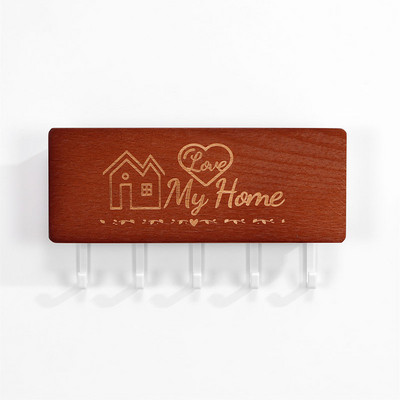 Cârlige de depozitare cu gravat vintage negru Suport cheie Umeraș Organizatori de cameră Depozitare Accesorii pentru casă Raft de perete Decor acasă