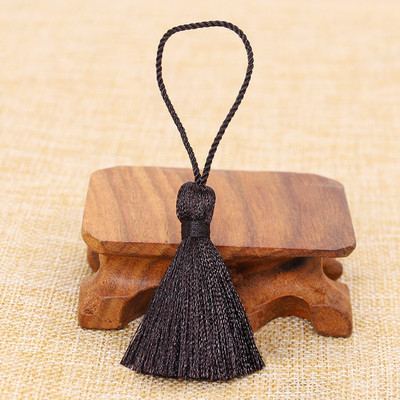 20db selyem könyvjelzők lógó bojt rojt barkács függöny ruhatáska kézműves kellékek barkács scrapbook bojt kiegészítők medál 10cm