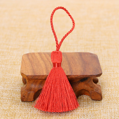 20db selyem könyvjelzők lógó bojt rojt barkács függöny ruhatáska kézműves kellékek barkács scrapbook bojt kiegészítők medál 10cm