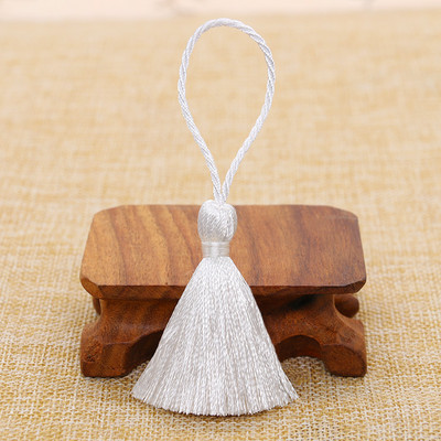 20db selyem könyvjelzők lógó bojt rojt barkács függöny ruhatáska kézműves kellékek barkács scrapbook bojt kiegészítők medál 10cm