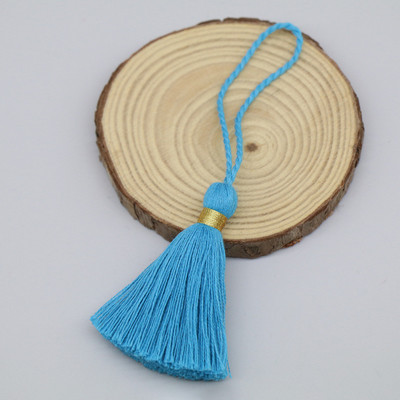 10 ΤΕΜ Φούντες με κρόσσια από καθαρό βαμβάκι 6cm μπρελόκ Φούντες Χρυσή κλωστή Φούντα For Diy Ρούχα κοσμήματα Making Home Decor Accessorie