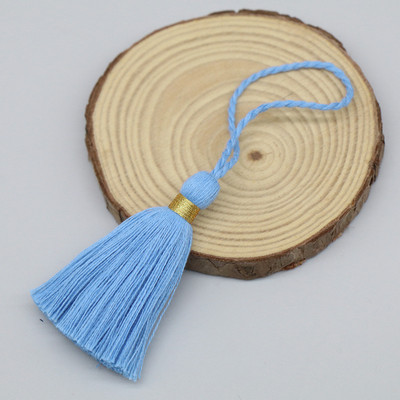 10 ΤΕΜ Φούντες με κρόσσια από καθαρό βαμβάκι 6cm μπρελόκ Φούντες Χρυσή κλωστή Φούντα For Diy Ρούχα κοσμήματα Making Home Decor Accessorie