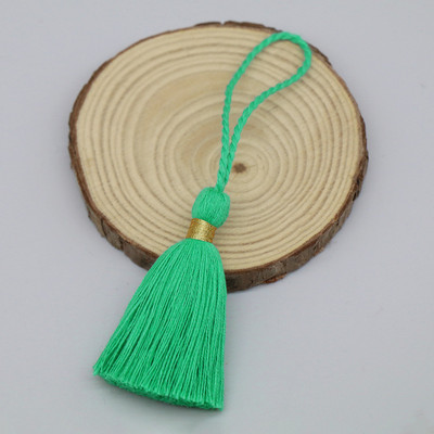 10 ΤΕΜ Φούντες με κρόσσια από καθαρό βαμβάκι 6cm μπρελόκ Φούντες Χρυσή κλωστή Φούντα For Diy Ρούχα κοσμήματα Making Home Decor Accessorie