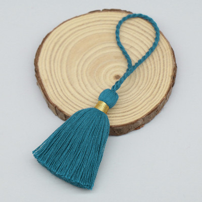 10 ΤΕΜ Φούντες με κρόσσια από καθαρό βαμβάκι 6cm μπρελόκ Φούντες Χρυσή κλωστή Φούντα For Diy Ρούχα κοσμήματα Making Home Decor Accessorie