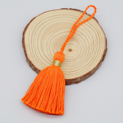 10 ΤΕΜ Φούντες με κρόσσια από καθαρό βαμβάκι 6cm μπρελόκ Φούντες Χρυσή κλωστή Φούντα For Diy Ρούχα κοσμήματα Making Home Decor Accessorie