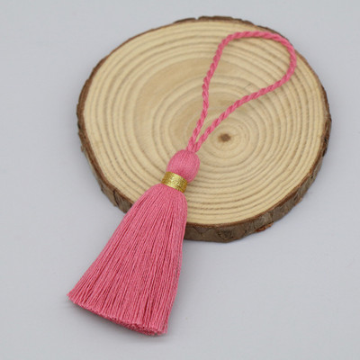 10 ΤΕΜ Φούντες με κρόσσια από καθαρό βαμβάκι 6cm μπρελόκ Φούντες Χρυσή κλωστή Φούντα For Diy Ρούχα κοσμήματα Making Home Decor Accessorie