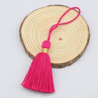 10 ΤΕΜ Φούντες με κρόσσια από καθαρό βαμβάκι 6cm μπρελόκ Φούντες Χρυσή κλωστή Φούντα For Diy Ρούχα κοσμήματα Making Home Decor Accessorie