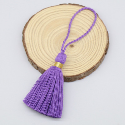 10 ΤΕΜ Φούντες με κρόσσια από καθαρό βαμβάκι 6cm μπρελόκ Φούντες Χρυσή κλωστή Φούντα For Diy Ρούχα κοσμήματα Making Home Decor Accessorie