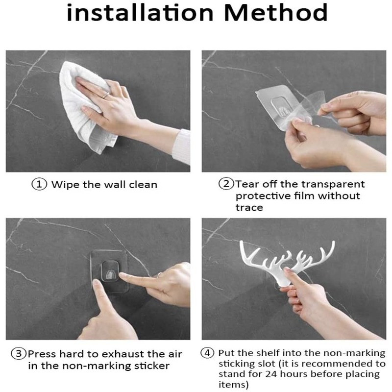 Cârlig pentru agățat pe perete, coarne de cerb, suport de perete pentru agățat haine, pălărie, eșarfă, cheie, coarne de cerb, suport cu cuier, decorare de perete