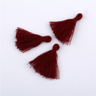 1 pachet de culoare mini ciucuri pandantiv cu franjuri Material DIY petrecere snururi din bumbac ciucuri ornamente haine perdele bijuterii decor ciucuri dantela