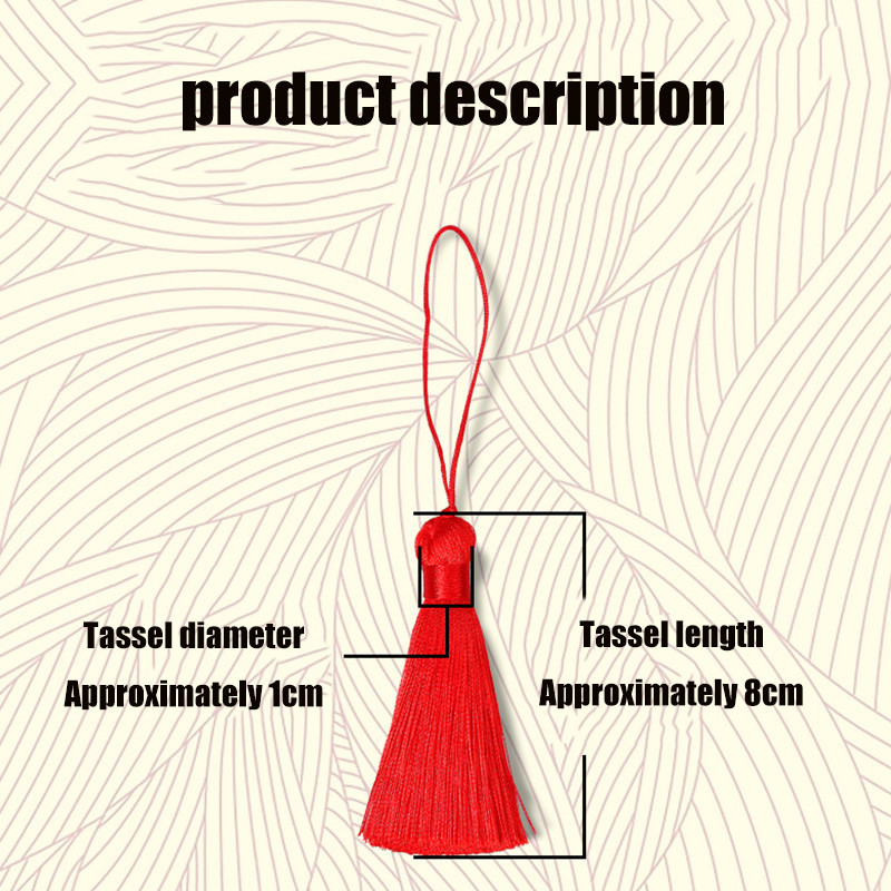 2-5 τμχ/Παρτίδα 8cm Μεταξωτό Πινέλο Κουρτίνας Φούντας με κρόσσια DIY Craft Φούντα Διακοσμητικό για Κουρτίνες Κοσμήματα Κατασκευή Διακόσμηση σπιτιού γάμου