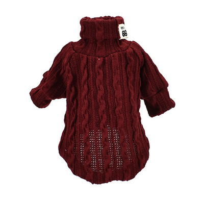 Mājdzīvnieku suņu kaķu džemperis ar apkakli džemperis ziemas silts trikotāžas apģērbs maziem suņiem Čivavas apģērbs kucēnu mētelis jaka mājdzīvnieki produkti