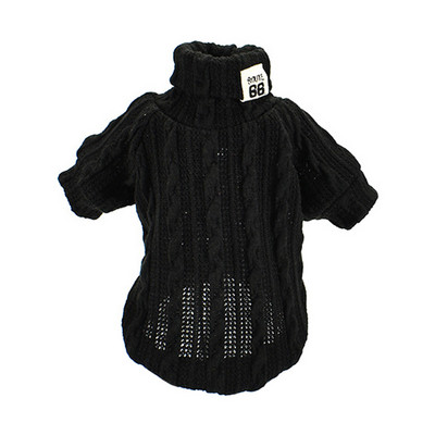 Mājdzīvnieku suņu kaķu džemperis ar apkakli džemperis ziemas silts trikotāžas apģērbs maziem suņiem Čivavas apģērbs kucēnu mētelis jaka mājdzīvnieki produkti