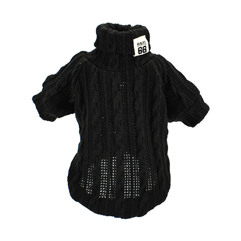 Mājdzīvnieku suņu kaķu džemperis ar apkakli džemperis ziemas silts trikotāžas apģērbs maziem suņiem Čivavas apģērbs kucēnu mētelis jaka mājdzīvnieki produkti