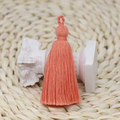 10τμχ Cotton Craft Tassels 8cm Long Fringe for DIY Earring Jewelry Making Key Curtains Fringe Trim Crafts Accessories