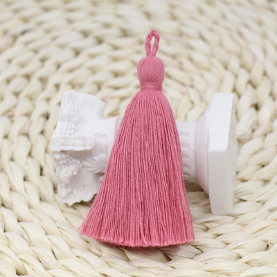 10τμχ Cotton Craft Tassels 8cm Long Fringe for DIY Earring Jewelry Making Key Curtains Fringe Trim Crafts Accessories