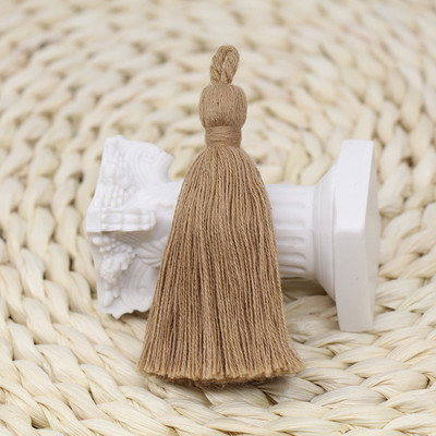10τμχ Cotton Craft Tassels 8cm Long Fringe for DIY Earring Jewelry Making Key Curtains Fringe Trim Crafts Accessories