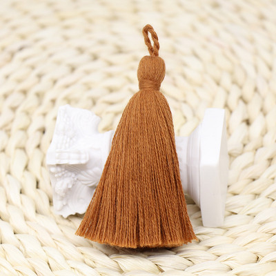 10τμχ Cotton Craft Tassels 8cm Long Fringe for DIY Earring Jewelry Making Key Curtains Fringe Trim Crafts Accessories