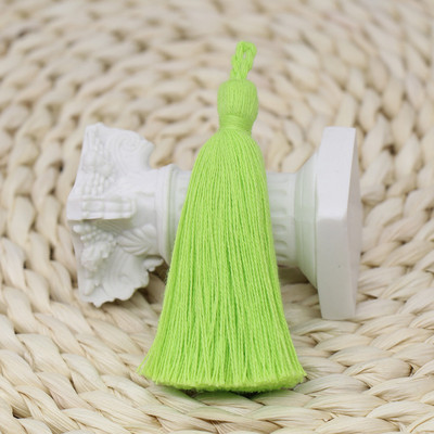 10τμχ Cotton Craft Tassels 8cm Long Fringe for DIY Earring Jewelry Making Key Curtains Fringe Trim Crafts Accessories