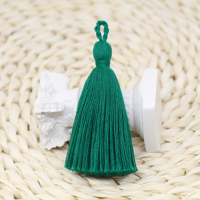 10τμχ Cotton Craft Tassels 8cm Long Fringe for DIY Earring Jewelry Making Key Curtains Fringe Trim Crafts Accessories