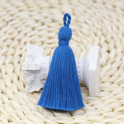 10τμχ Cotton Craft Tassels 8cm Long Fringe for DIY Earring Jewelry Making Key Curtains Fringe Trim Crafts Accessories