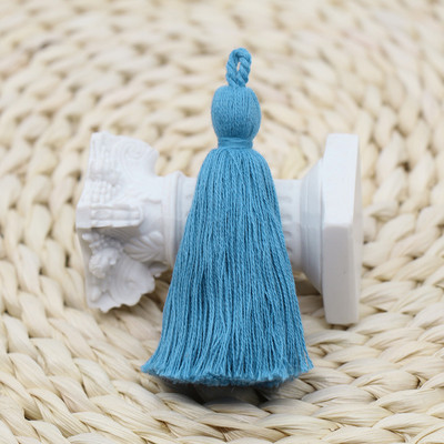 10τμχ Cotton Craft Tassels 8cm Long Fringe for DIY Earring Jewelry Making Key Curtains Fringe Trim Crafts Accessories
