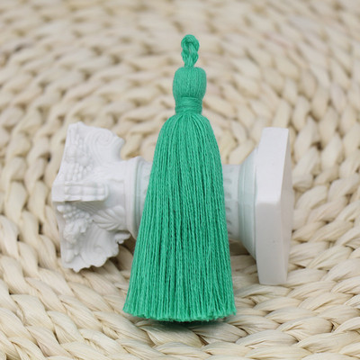 10τμχ Cotton Craft Tassels 8cm Long Fringe for DIY Earring Jewelry Making Key Curtains Fringe Trim Crafts Accessories
