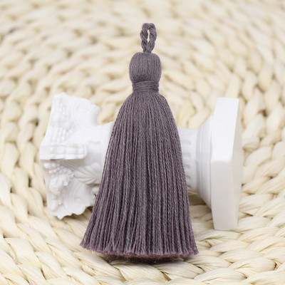10τμχ Cotton Craft Tassels 8cm Long Fringe for DIY Earring Jewelry Making Key Curtains Fringe Trim Crafts Accessories
