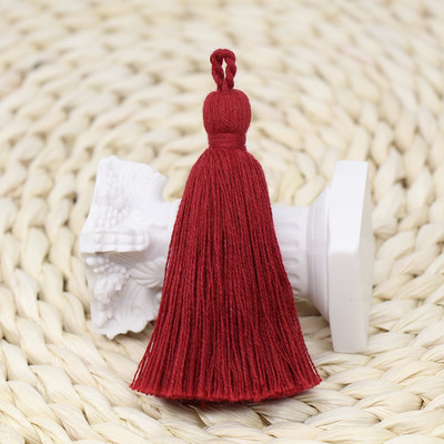 10τμχ Cotton Craft Tassels 8cm Long Fringe for DIY Earring Jewelry Making Key Curtains Fringe Trim Crafts Accessories