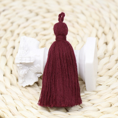 10τμχ Cotton Craft Tassels 8cm Long Fringe for DIY Earring Jewelry Making Key Curtains Fringe Trim Crafts Accessories