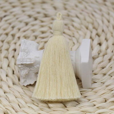 10τμχ Cotton Craft Tassels 8cm Long Fringe for DIY Earring Jewelry Making Key Curtains Fringe Trim Crafts Accessories