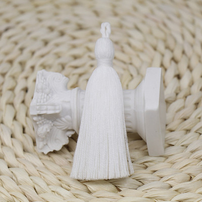 10τμχ Cotton Craft Tassels 8cm Long Fringe for DIY Earring Jewelry Making Key Curtains Fringe Trim Crafts Accessories