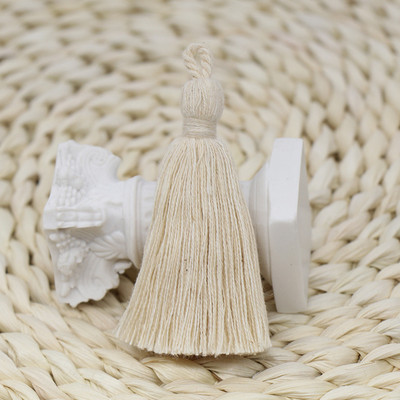 10τμχ Cotton Craft Tassels 8cm Long Fringe for DIY Earring Jewelry Making Key Curtains Fringe Trim Crafts Accessories