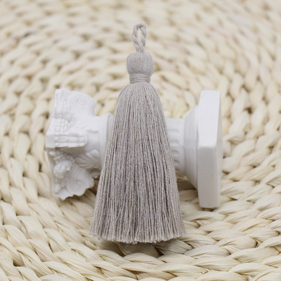 10τμχ Cotton Craft Tassels 8cm Long Fringe for DIY Earring Jewelry Making Key Curtains Fringe Trim Crafts Accessories