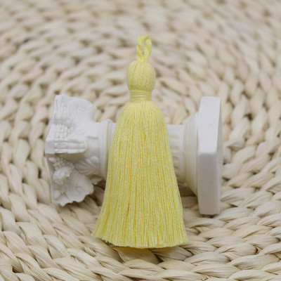 10τμχ Cotton Craft Tassels 8cm Long Fringe for DIY Earring Jewelry Making Key Curtains Fringe Trim Crafts Accessories