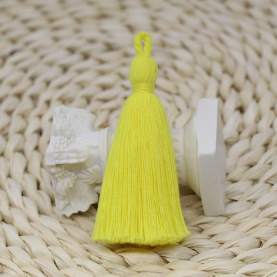 10τμχ Cotton Craft Tassels 8cm Long Fringe for DIY Earring Jewelry Making Key Curtains Fringe Trim Crafts Accessories