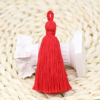 10τμχ Cotton Craft Tassels 8cm Long Fringe for DIY Earring Jewelry Making Key Curtains Fringe Trim Crafts Accessories