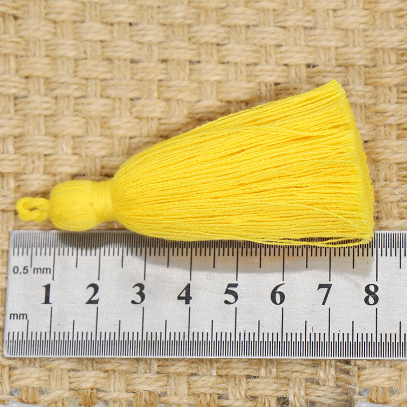 10τμχ Cotton Craft Tassels 8cm Long Fringe for DIY Earring Jewelry Making Key Curtains Fringe Trim Crafts Accessories