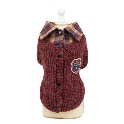 Haine blândă pentru câini, tricotate pentru animale de companie, îmbrăcăminte pentru câini, chihuahua, cățeluș, haine pentru animale de companie, pentru haine pentru câini de talie mică, mijlocie, pulover, caldă Ropa Para Perro