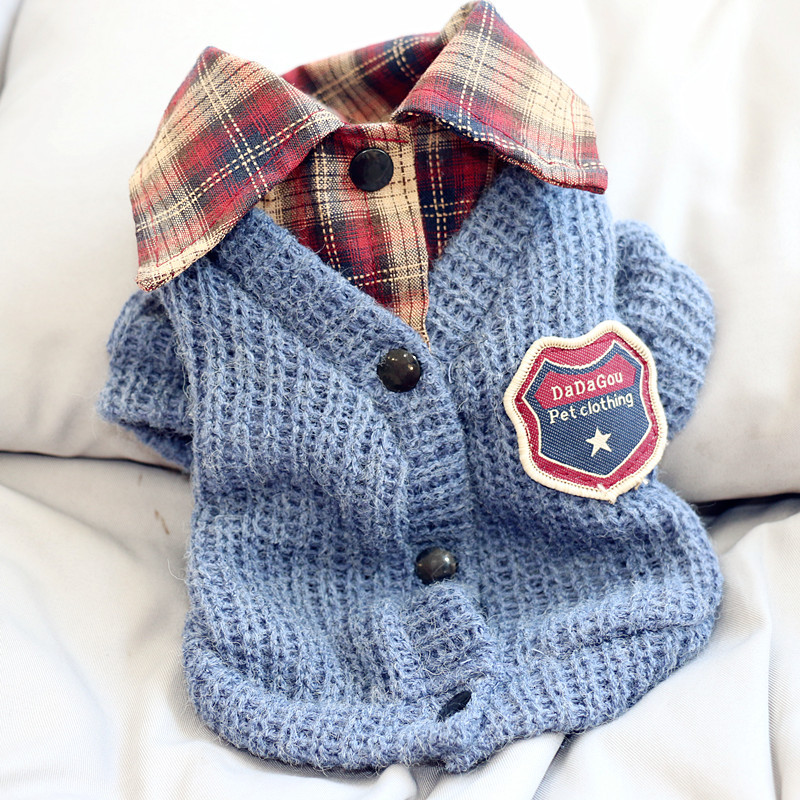 Haine blândă pentru câini, tricotate pentru animale de companie, îmbrăcăminte pentru câini, chihuahua, cățeluș, haine pentru animale de companie, pentru haine pentru câini de talie mică, mijlocie, pulover, caldă Ropa Para Perro