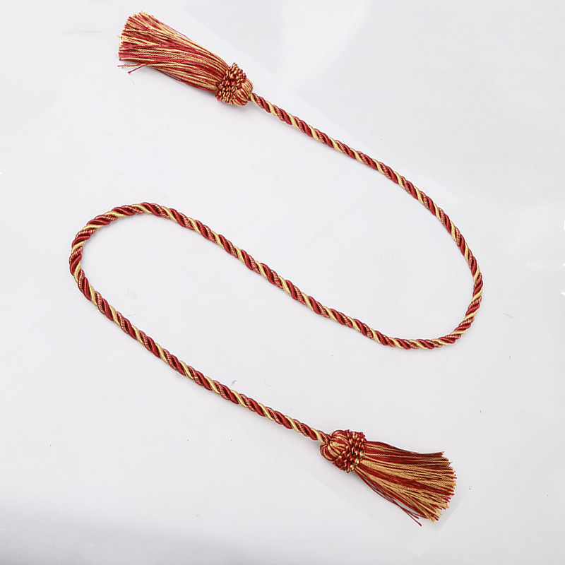 1 buc accesorii de cameră cu ciucuri ciucuri draperii franjuri draperii lucrate manual strâns bile cataramă frânghie suport draperii bandaj