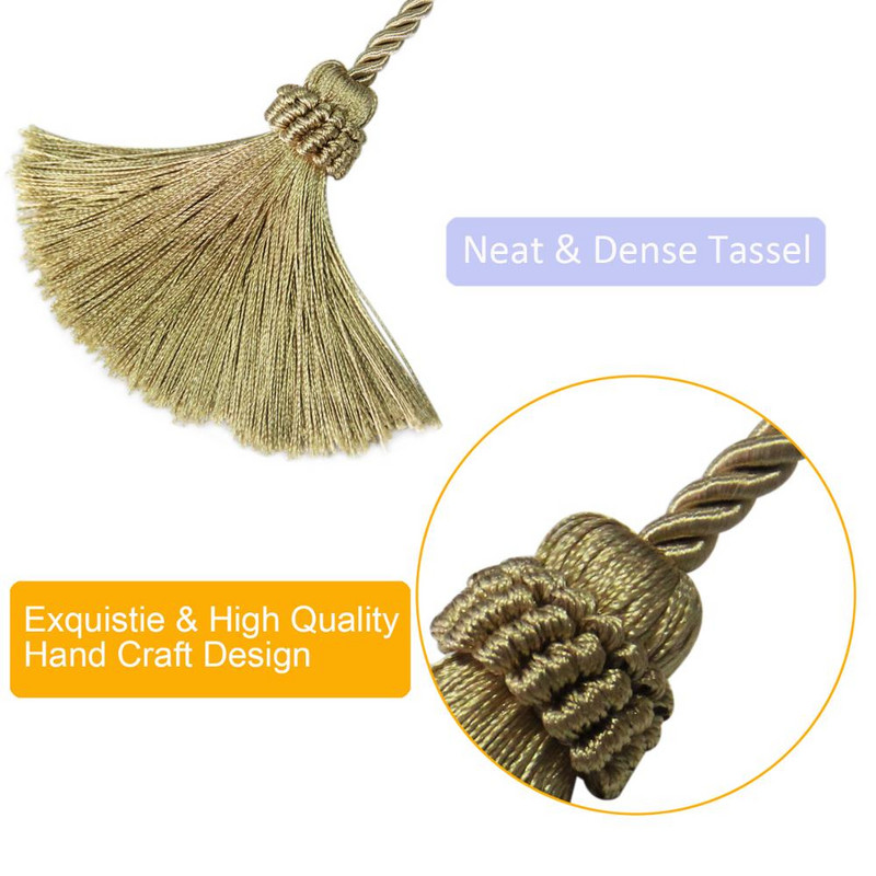 1 buc accesorii de cameră cu ciucuri ciucuri draperii franjuri draperii lucrate manual strâns bile cataramă frânghie suport draperii bandaj