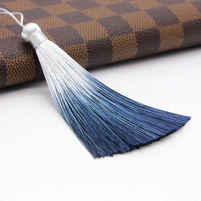 2 buc 9,5 cm ciucuri din poliester de culoare cu inel de agățat mătase breton cusut ciucuri ciucuri decorative cheie pentru pandantive decor acasă