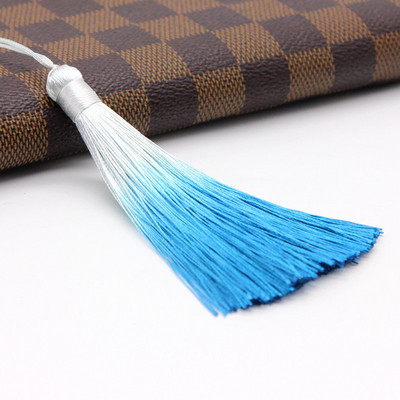 2 buc 9,5 cm ciucuri din poliester de culoare cu inel de agățat mătase breton cusut ciucuri ciucuri decorative cheie pentru pandantive decor acasă