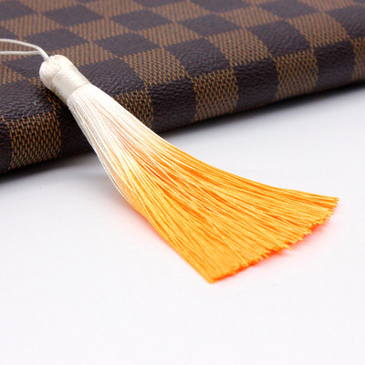 2 buc 9,5 cm ciucuri din poliester de culoare cu inel de agățat mătase breton cusut ciucuri ciucuri decorative cheie pentru pandantive decor acasă