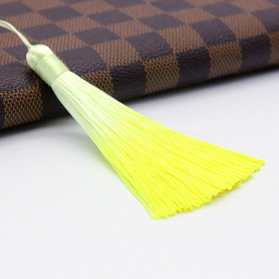 2 buc 9,5 cm ciucuri din poliester de culoare cu inel de agățat mătase breton cusut ciucuri ciucuri decorative cheie pentru pandantive decor acasă